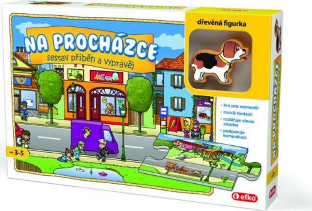 EFKO Narrative puzzle Auf einem Spaziergang 9 Teile