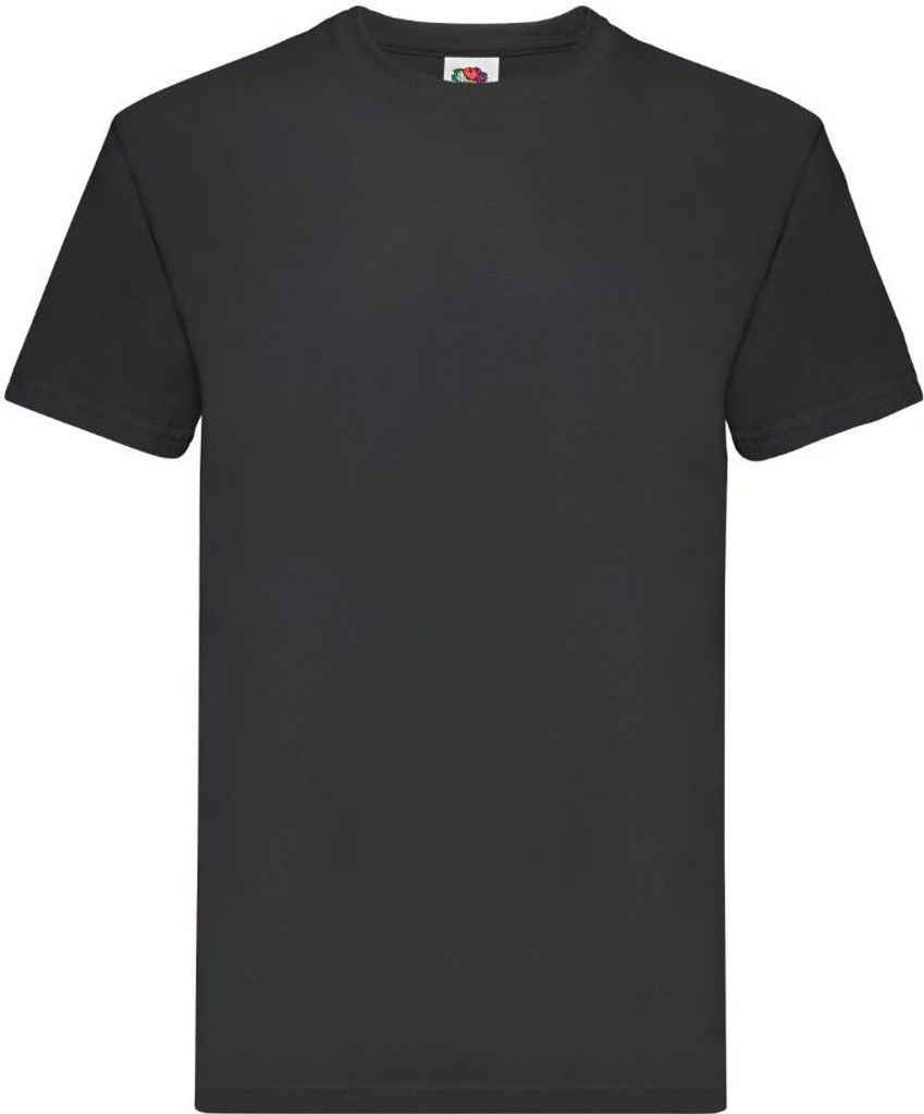 Herren T-Shirt Super Premium T - Schwarz, 5XL