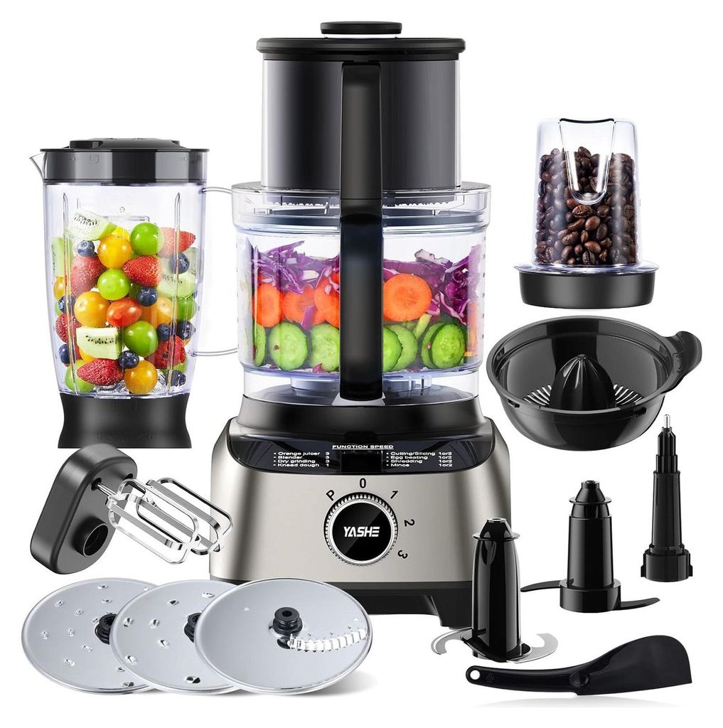Multifunktionale Küchenmaschine, 11-in-1 Blender, Mixer, Zerkleinerer