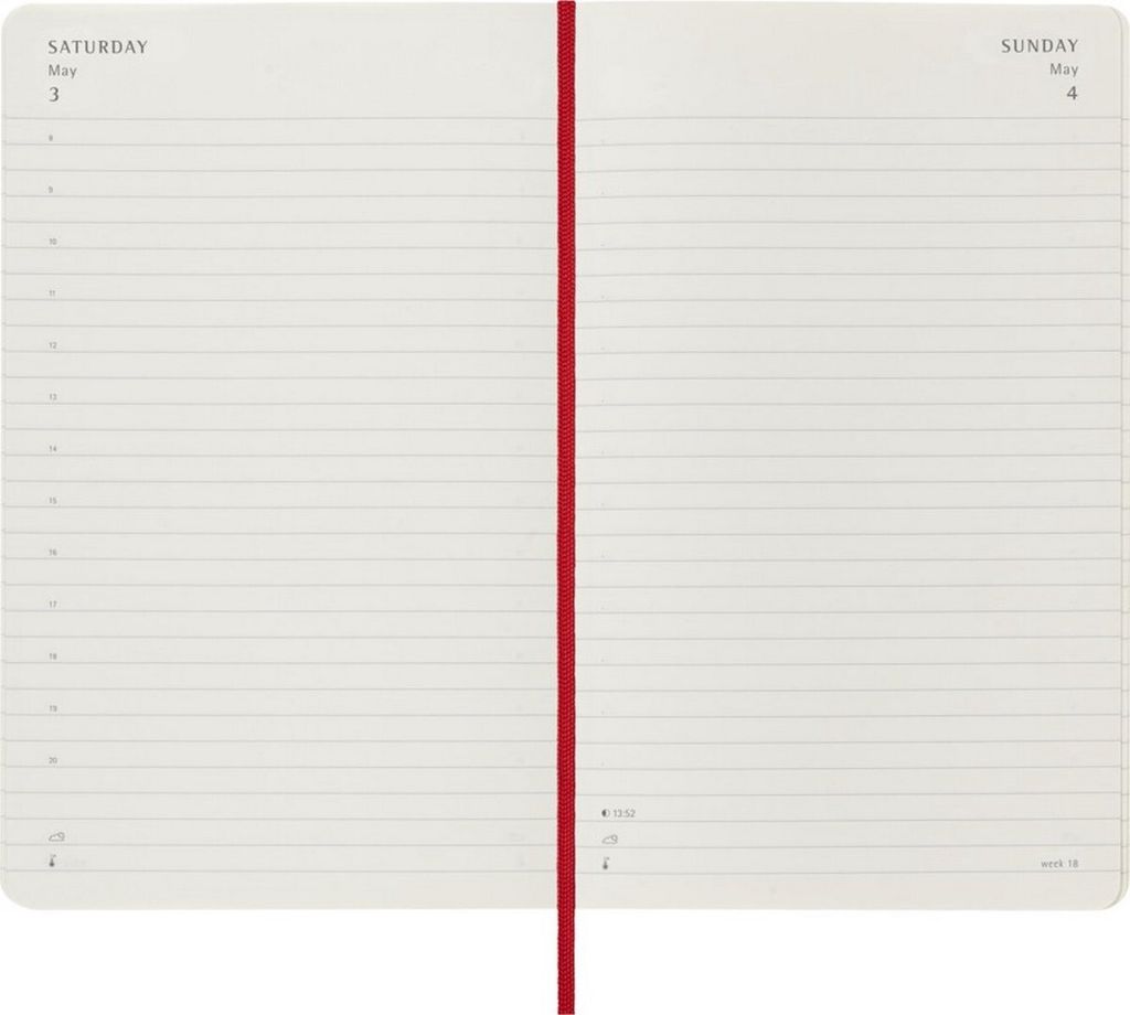Moleskine 12měsíční denní kalendář 2025, velký/A5, 1 den = Obrázek produktu 7