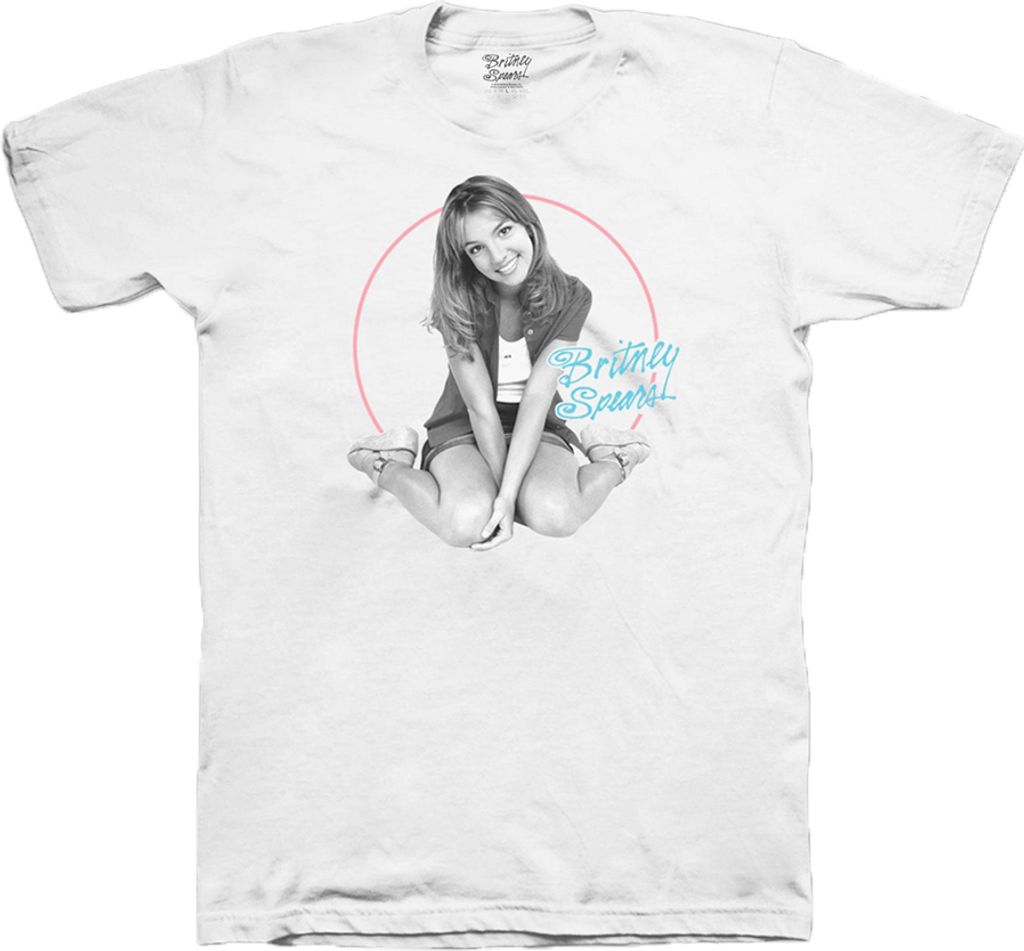 Britney Spears - "Classic" T-Shirt für Herren/Damen Uni RO6660 (M) (Weiß)