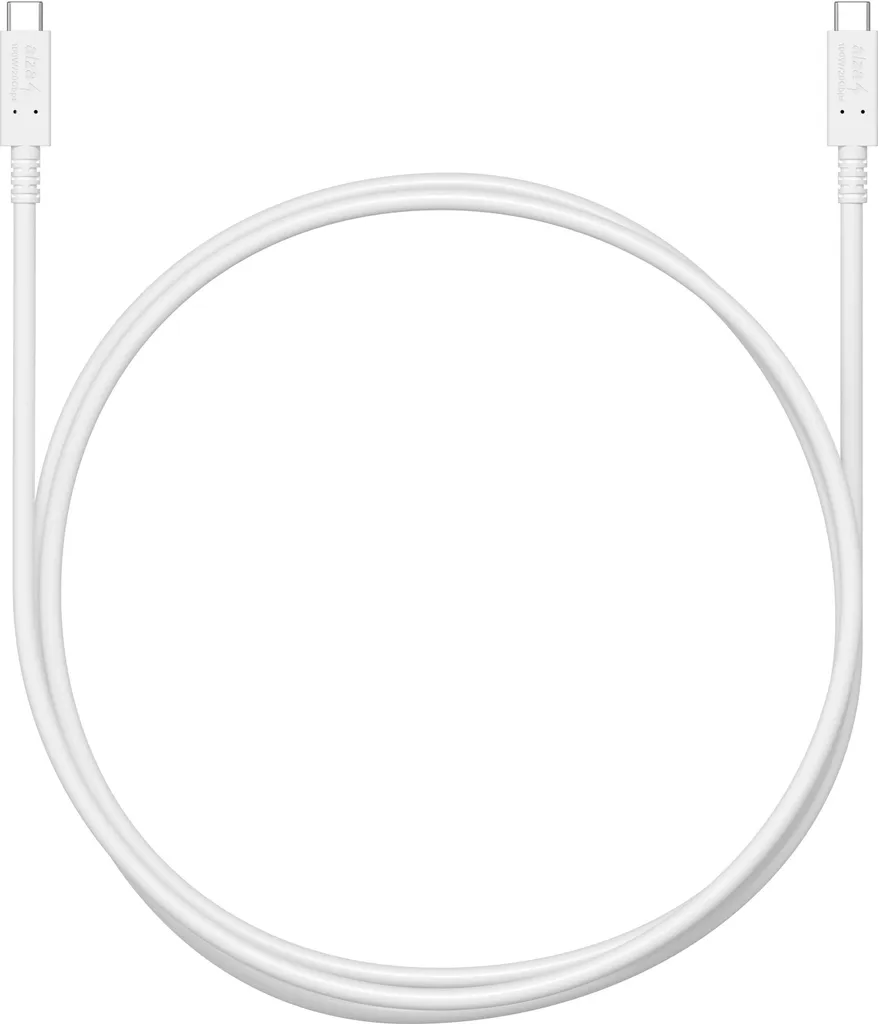 Câble USB-C d'alimentation et transfert USB4 AlzaPower Core 1m