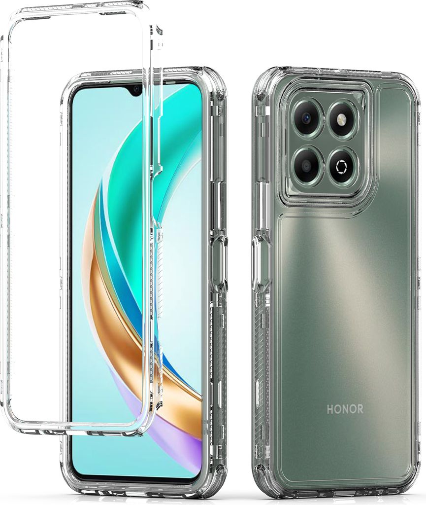 HULLIN Bunte Silikon Handyhülle Für Honor X6b (4G) – Matcha Grün, Stoßfest & Rutschfest