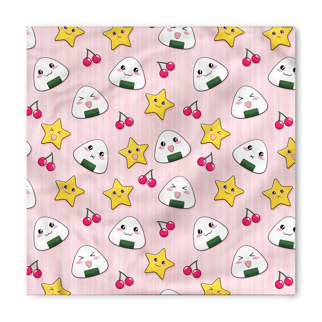 Regalo Originale Cane: Bandana ABAKUHAUS Giapponese Rosa 55x55 cm - 3