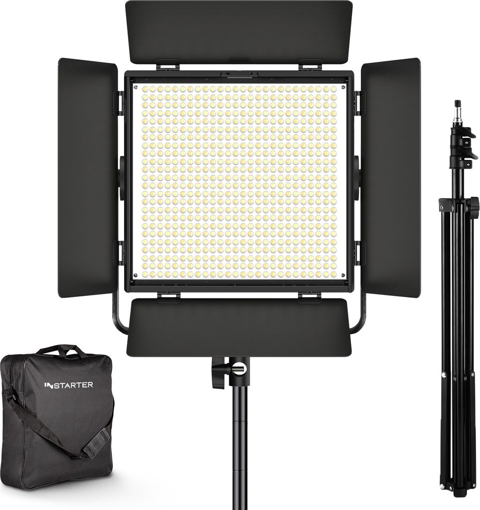 Instarter LED video světlo se stativem, 50 W video světlo s Obrázek produktu 