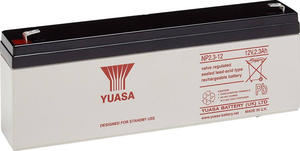 Yuasa NP2.3-12, Plombierte Bleisäure (VRLA), 12 V, 1 Produktbild 