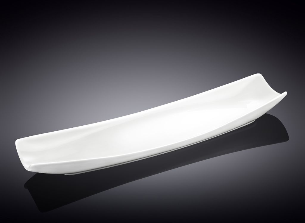 Piatto da portata Wilmax 40,6 x 12,7 cm in porcellana, Immagine del prodotto 