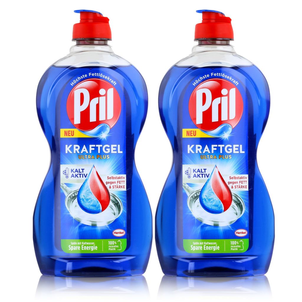 Pril Spülmittel Kraftgel Ultra Plus 450ml - Hohe Produktbild 