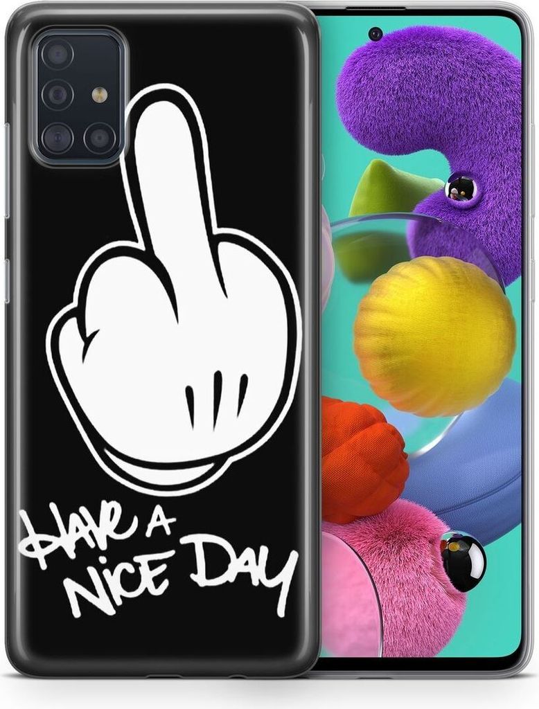 Handyhülle Schutzhülle für Samsung Galaxy S4 Mini Case Cover Tasche Bumper Etuis TPU, Modell:Samsung Galaxy S4 Mini, Motiv auswählen:Have a nic...