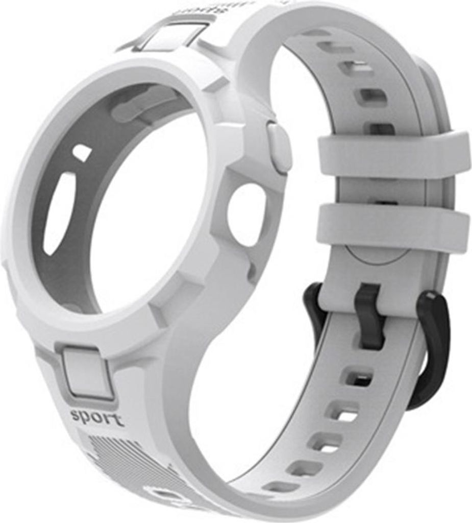 INF TPU Sportarmband für Google Pixel Watch 2 mit integriertem Gehäuse Weiß