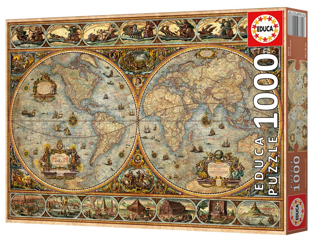 Educa Orbis-terrarum-puzzle 1000 Stücke One Size