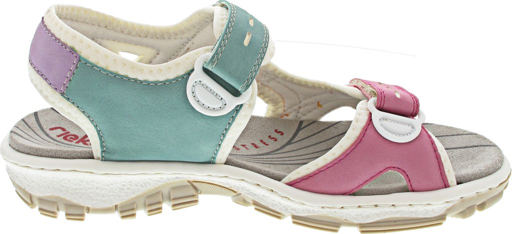 Rieker Damen Sandale bunt Trekking Outdoor gepolstert Produktbild 86