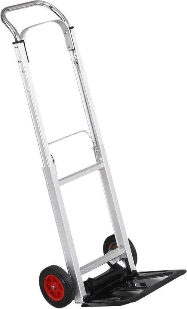 Diable alu robuste charge 90 kg télescopique avec bandage caoutchouc