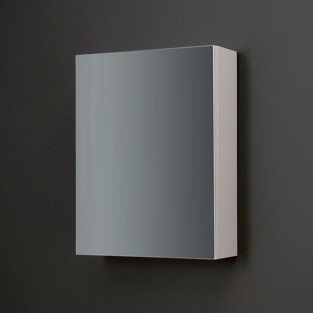 Spiegelschrank für das Badezimmer mit innerer Glasablage