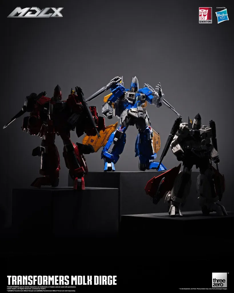Figurine Transformers MDLX Dirge 20 cm articulée haute précision - 13