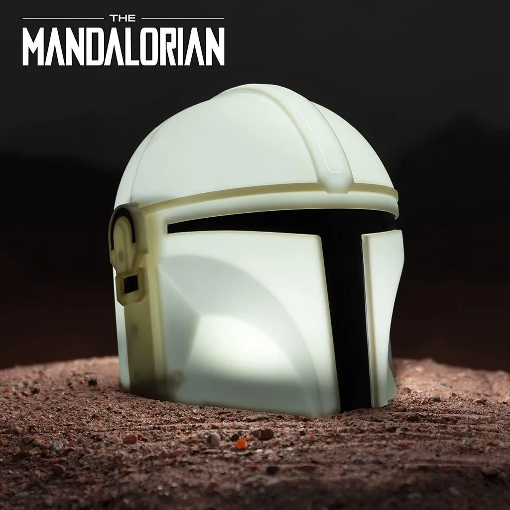 Lampe Mandalorian Design Unique : Éclairage LED Variable Finition Argent - 3