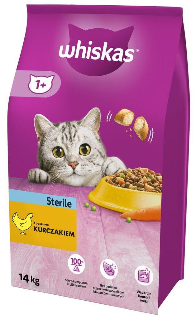 ‎Whiskas 5900951259418, Dospělý jedinec, Jakékoli plemeno, Obrázek produktu 