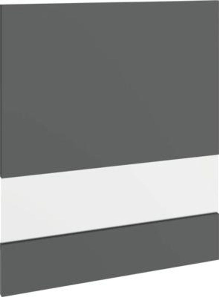 PICCANTE Smart Segmentglastür für Oberschrank 60 x 70 cm MATT ANTHRACITE P""