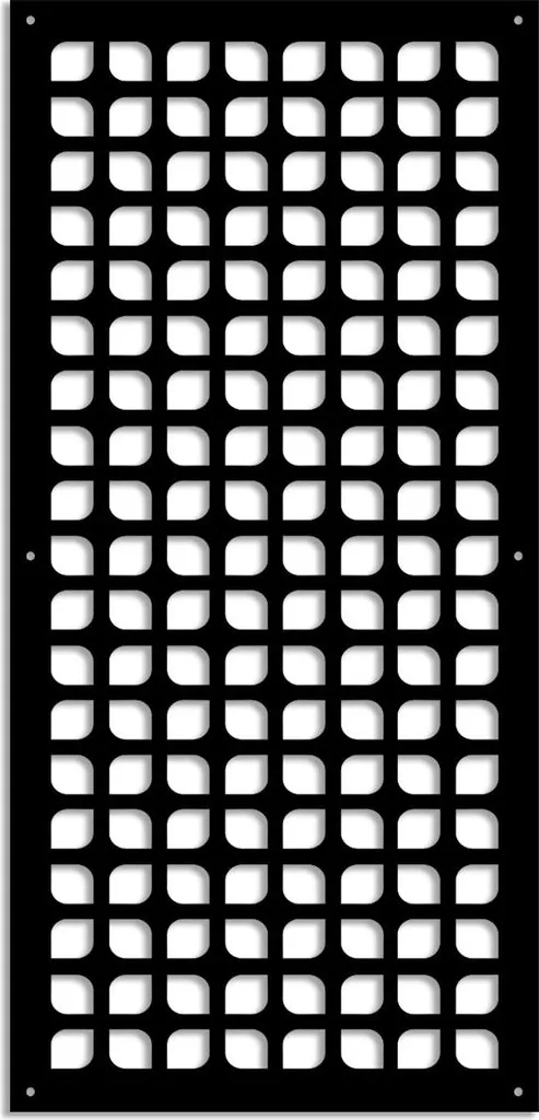 Offerta Pannello PVC Traforato Nero 73x148 COOKING | Prezzo Imbattibile