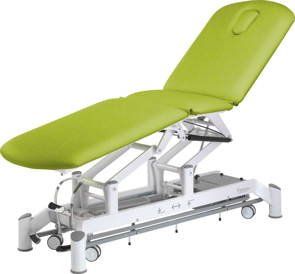 Ferrox Therapieliege Chagall 3 Neo mit Radhebesystem und Rundumschaltung