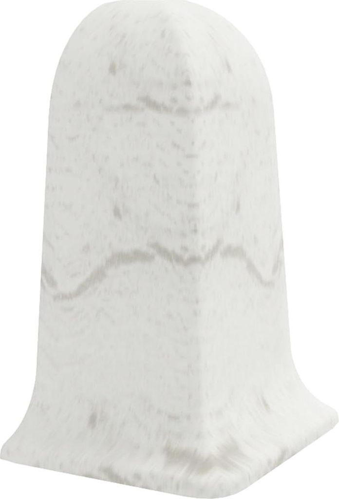 VILO Außenecke für Sockelleiste FLEX - Feuchtigkeitsbeständig - Einfache Montage - 2 Stück - 5118 - Gebleichte Erle