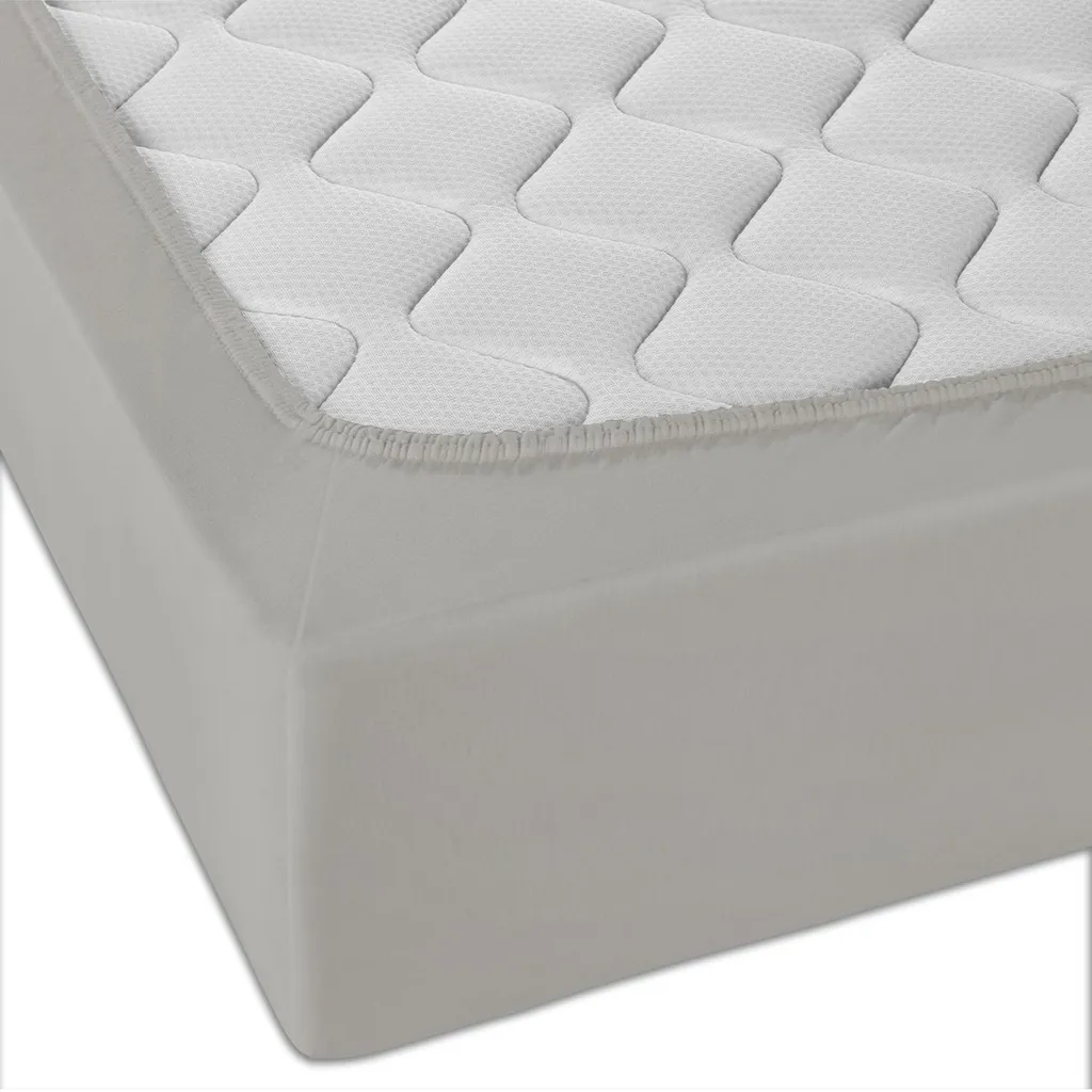 CloudComfort Basic: 4 Lenzuola Jersey Grigio Argento 180x190-200x200 - 3