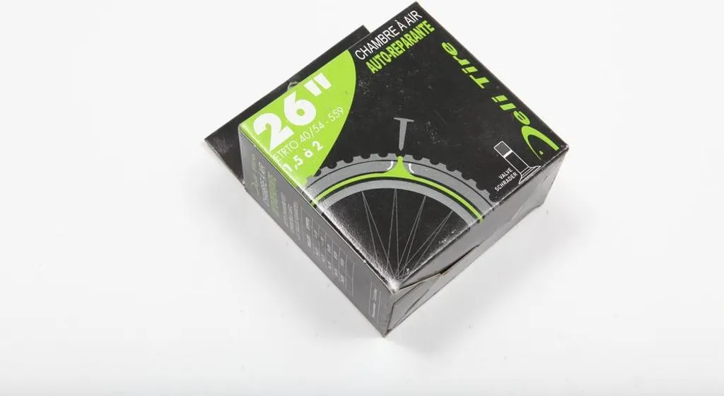 Chambre à air vélo 26 pouces pour VTT Deli Tube 26x1.50/2.00 Valve Schrader