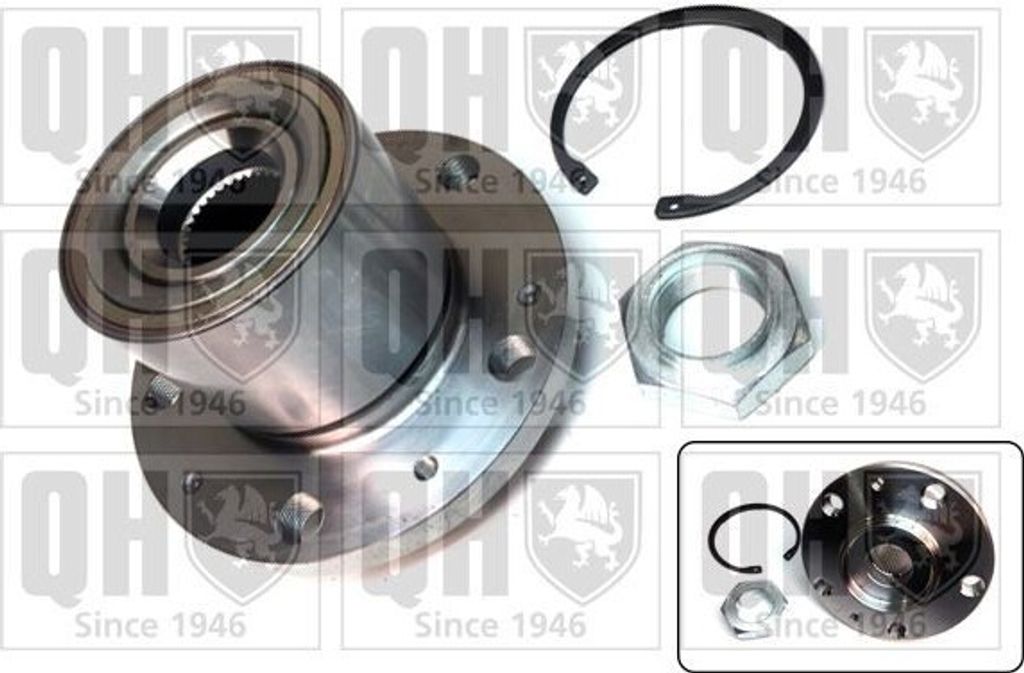 QUINTON HAZELL Radlagersatz Vorne für FIAT DUCATO Kasten (244) 90mm The Original QWBH1316