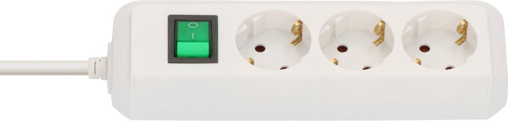 Brennenstuhl Eco-Line Multiprise avec interrupteur 3x blanc Image du produit 