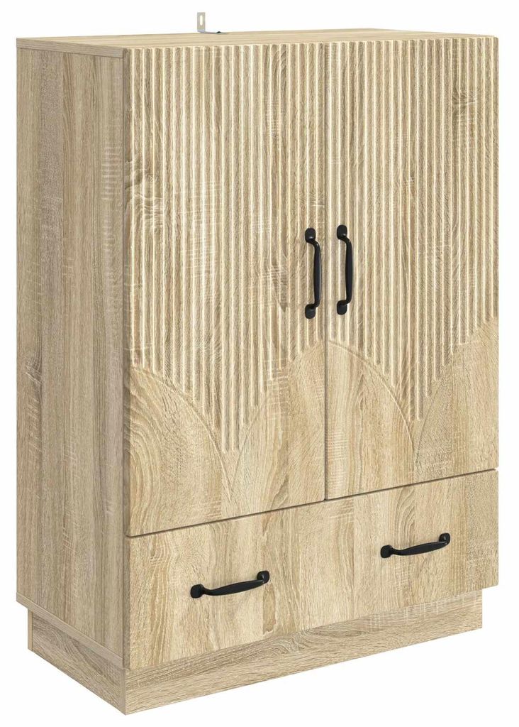 "2026 Moderne"Sideboard(1 pc) klassische - für Wohnzimmer - Standschrank/Beistellschrank - Sonoma-Eiche 66x34,5x92cm Holzwerkstoff - Kommoden Best...