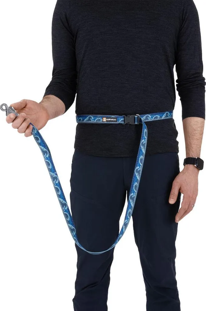 Ruffwear Crag Leash Laisse pour chien Midnight Wave ajustable multi-usage