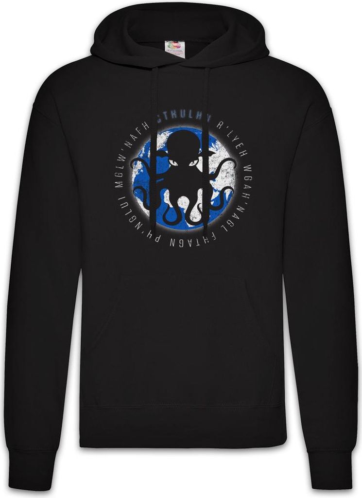 Urban Backwoods Cthulhu XVIII, Herren Hoodie, Farbe: Schwarz, Größe: S