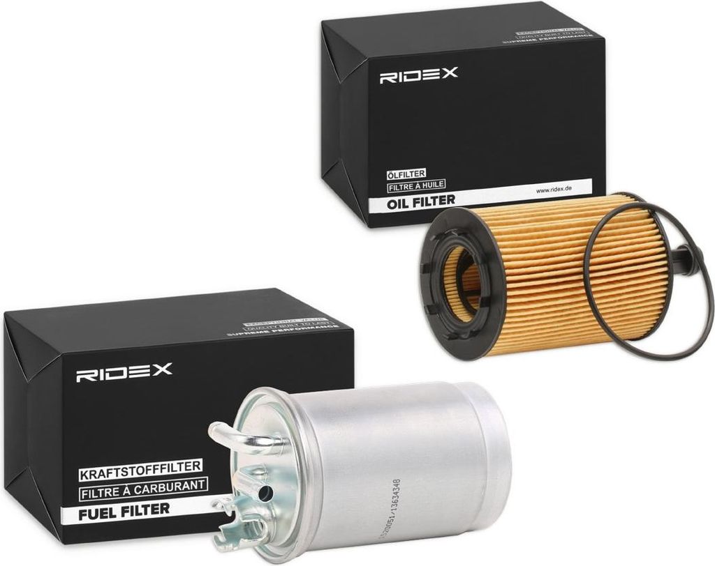RIDEX Filterset Inspektionspaket Filtersatz für AUDI A6 Avant (4F5, C6) A4 Avant (8ED, B7) A6 Limousine (4F2, C6) A4 Limousine (8EC, B7) A4 Cabrio