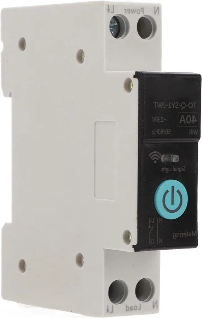 Interrupteur WiFi intelligent 40A pour chauffe-eau et forte puissance