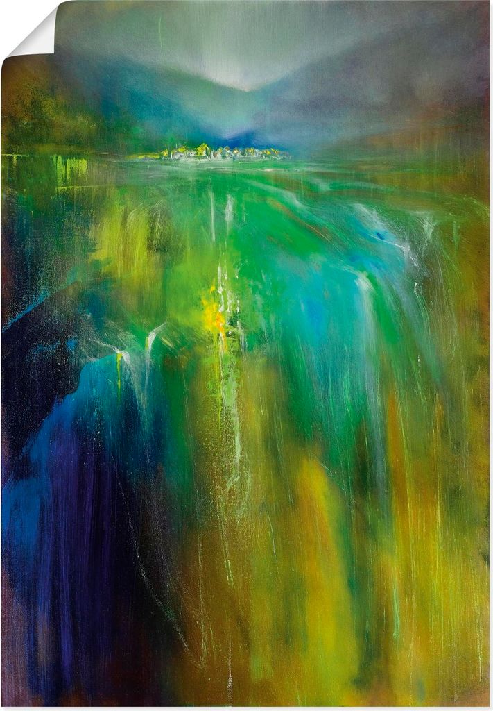 ARTland Poster Reiches Land Abstrakte Landschaft Größe: 50x70 cm
