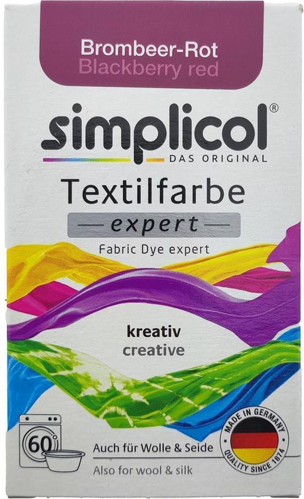 simplicol Colorante tessile expert, color bacia di lamponi, Immagine del prodotto 