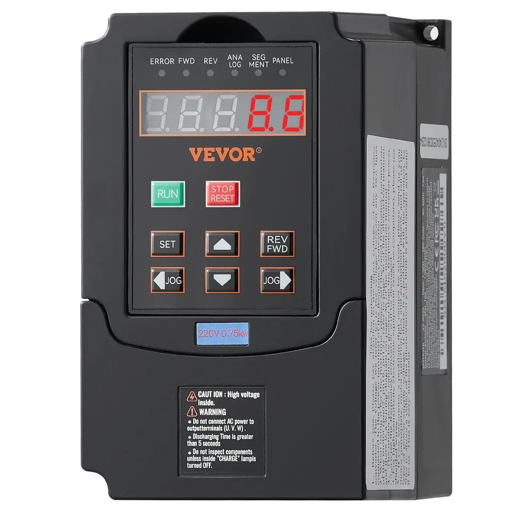 Convertisseur de fréquence pour tour, pompe et compresseur triphasé 220V