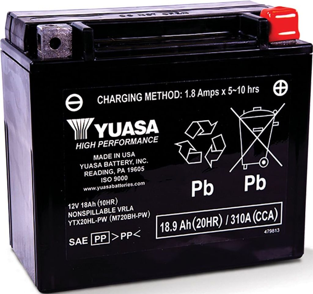 Batteria Yuasa YTZ14S 12V/11,2AH sigillata attivata Immagine del prodotto 