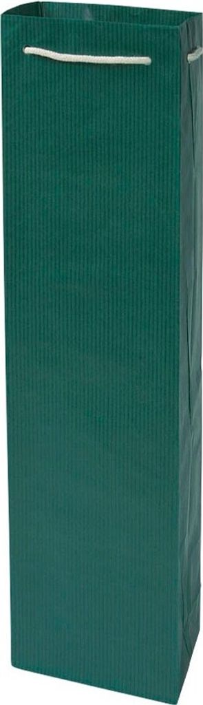 VP Geschenktüten für Flaschen grün 9,5 x 38,0 cm, 25 St. Produktbild 