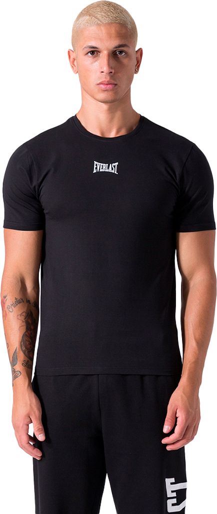 Everlast Jersey Strechetch Kurzarm-t-shirt Schwarz 2XL Mann Schwarz 2XL
