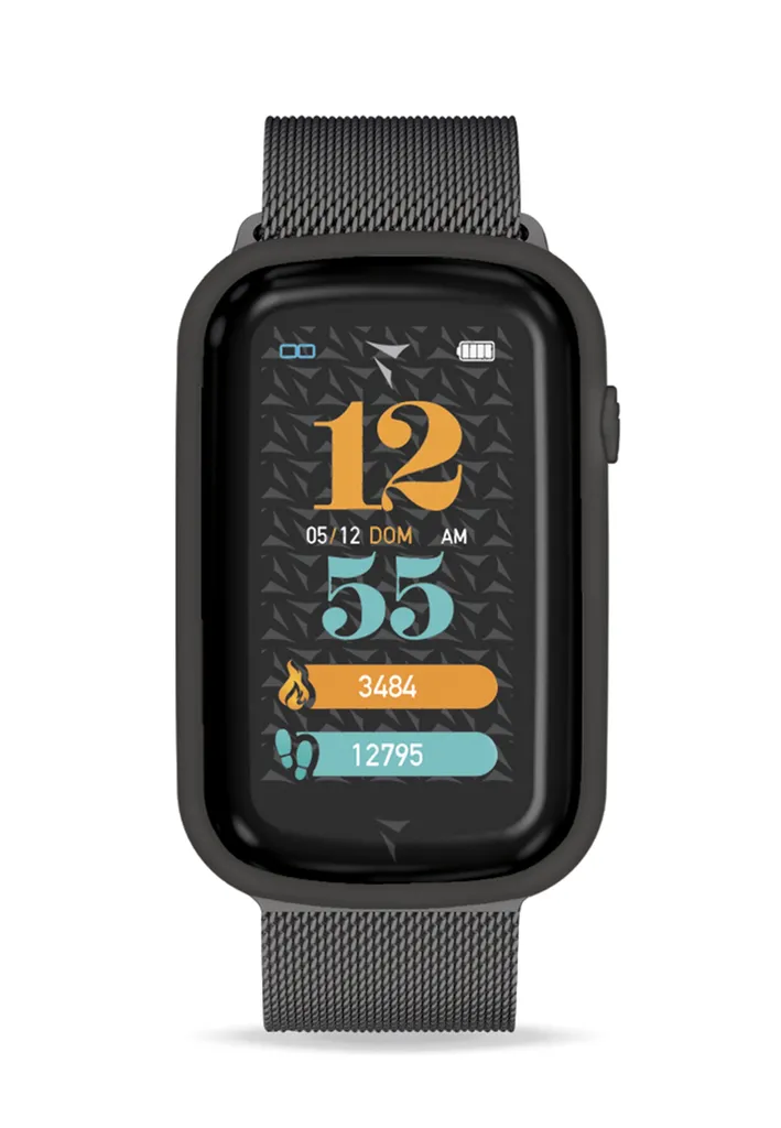 Smartwatch Techmade Noire : Restez Connecté sans Sortir votre Smartphone