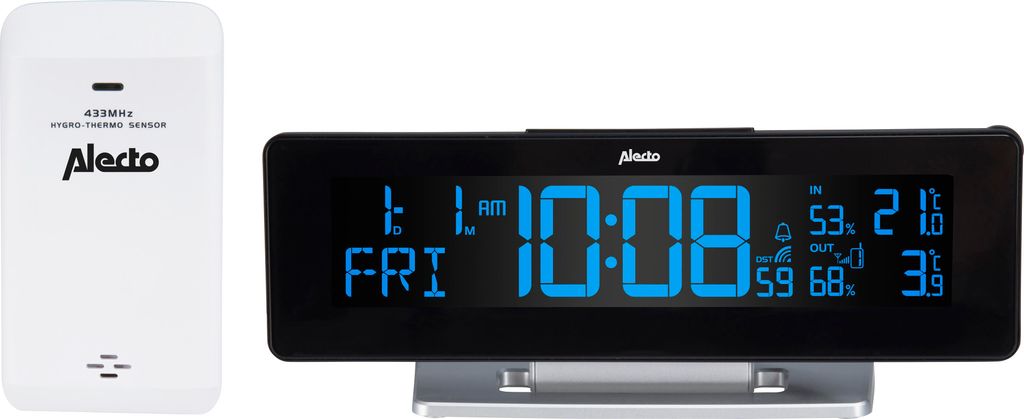Alecto WS-2500 - Sveglia digitale con stazione meteo, Immagine del prodotto 