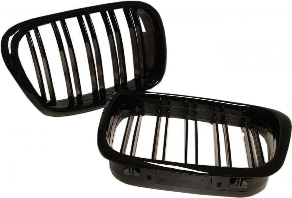 PR Sport Kühlergrill schwarz Doppelsteg passend für BMW E39 Produktbild 