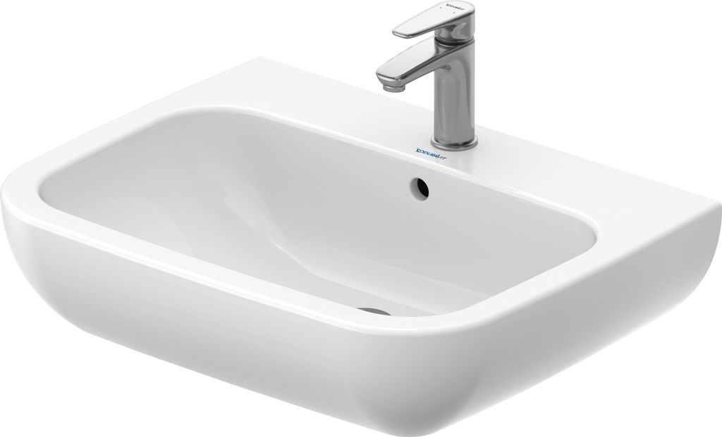 DURAVIT D-Code Waschtisch, 65 x 50 cm, ohne Spezialglasur, Produktbild 