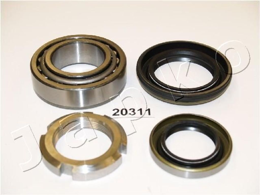 JAPKO Radlagersatz Hinten Links Hinten Rechts für KIA SPORTAGE (SL) Kegelrollenlager 73mm 420311