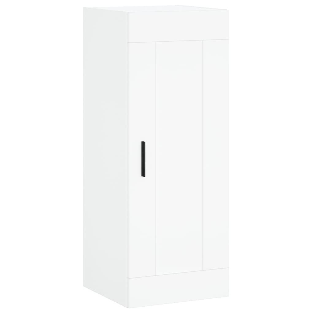 Wandschrank Weiß 34,5x34x90 cm Holzwerkstoff