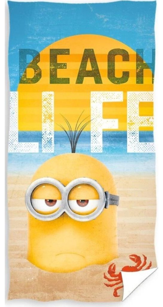 Minions Duschtuch Badetuch Strandtuch 70 x 140 cm / 100% Produktbild 