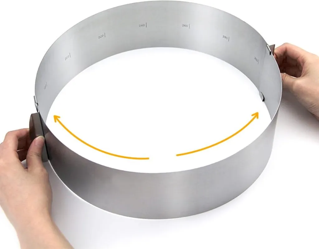 HaWare Set di 2 teglie per torte da 24 cm, antiaderenti, in acciaio inossidabile, per cuocere arrosti, per servire torte di compleanno, matrimoni, sane e atossiche, resistenti alla ruggine (24 cm