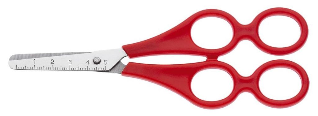 WESTCOTT E-20547 00 Mutter-Kind-Schere, mit rotem Doppel- Produktbild 