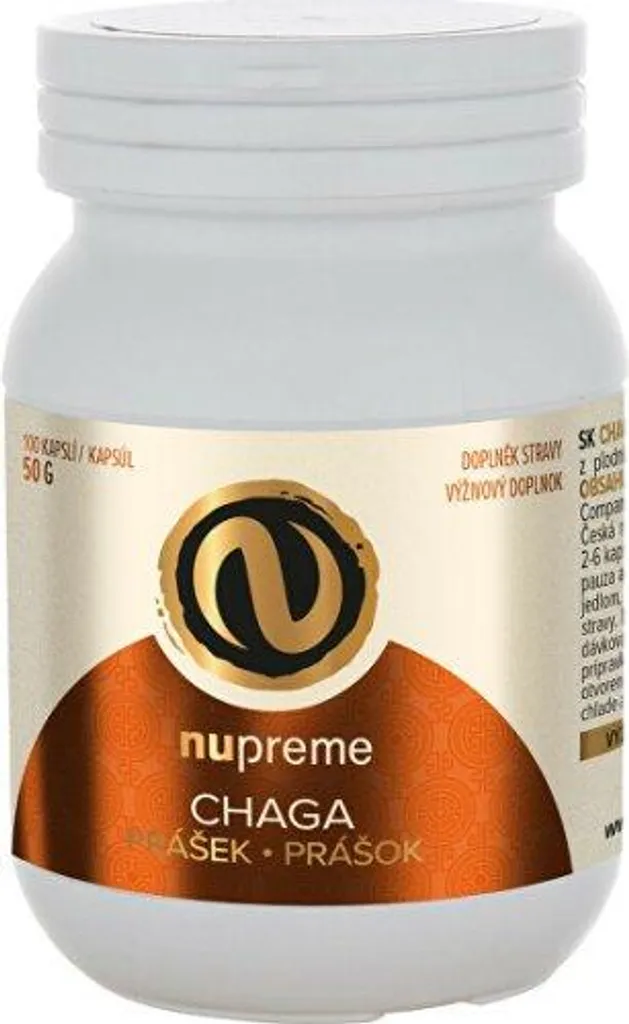 Gélules de chaga biomasse 100 capsules antioxydant naturel